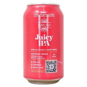 Gruvi Non-Alcoholic Craft Beer Juicy IPA, 355ml
