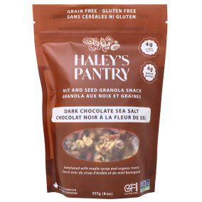 Haley’s Pantry Organic Granola Dark Chocolate and Sea Salt Front