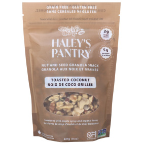 Haley’s Pantry Organic Granola Toasted Coconut Front