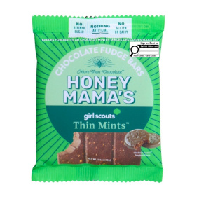 Honey Mama’s Gluten-Free Cocoa Truffle Bars Girl Scouts Thin Mints Canada Front