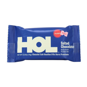 HOL Health Club Bone Broth Protein Bar Salted Chocolate Front