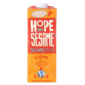 Hope And Sesame Gluten-Free Sesame Milk Chocolate, 946ml
