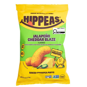 Hippeas Chickpea Puff Jalapeño Cheddar Blaze Front