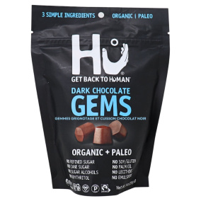 Hu Kitchen Gems, Snacking & Baking Dark Chocolate, 255g
