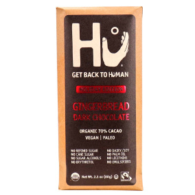 Hu Kitchen Organic 70% Dark Chocolate Gingerbread, 60g