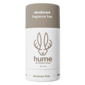 Hume Supernatural Plant-Based Aluminum-Free Deodorant Fragrance Free, 57g