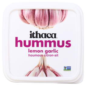 Ithaca Cold Crafted Hummus Lemon Garlic Front