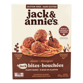 Jack & Annie's Vegan Meatballs - Plant Based Meatballs - Jackfruit Bites - Meatless Meatballs