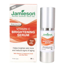 Front of Jamieson Vitamins Vitamin C Brightening Serum, 30mL