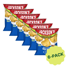 Jackson's Avocado Oil Kettle Cooked Potato Chips Sea Salt Front