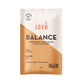 JOYA BALANCE Functional Chocolate 70% Dark Chocolate With Reishi + Ashwagandha, 30g
