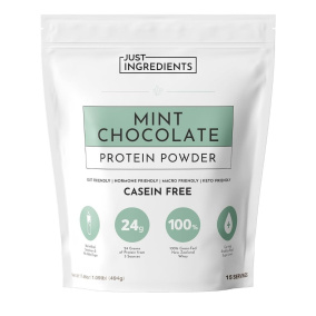 Just Ingredients Gut-Friendly Protein Powder Mint Chocolate Front