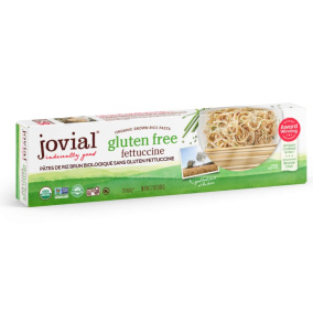 Front of Jovial Organic Gluten-Free Brown Rice Pasta Fettuccine
