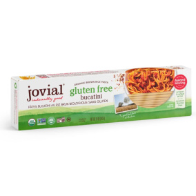 Jovial Organic Gluten-Free Brown Rice Pasta Bucatini Front