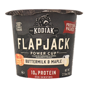 Front of Kodiak Cakes Buttermilk & Maple Pancake Cup, 61g