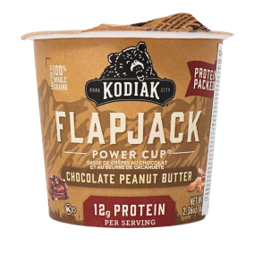 Front of Kodiak Cakes Chocolate Peanut Butter Pancake Cup, 67g