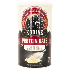 Front of Kodiak Protein Oats Classic Rolled Oats