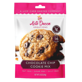 Keto Queen Kreations Sugar-Free Chocolate Chip Cookie Mix, 240g