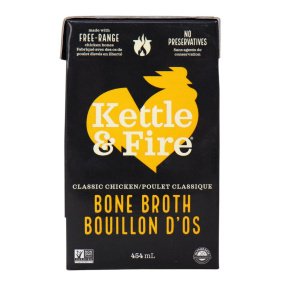 Kettle & Fire Chicken Bone Broth, 454mL