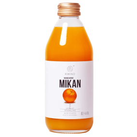 Kimino Sparkling Fruit Juice Mikan, 250 ml