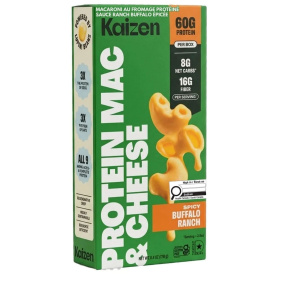 Kaizen High Protein Low Carb Mac & Cheese Spicy Buffalo Ranch Front of box