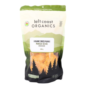 Left Coast Organic Dried Mango Slices, 400g
