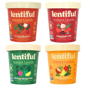 Lentiful Instant Lentils Variety 4-Pack, 57 g each