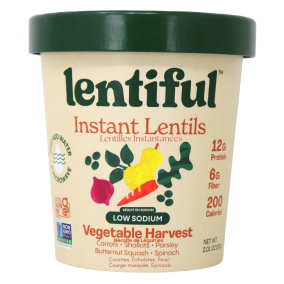 Lentiful Instant Lentils Low Sodium Vegetable Harvest Canada Front