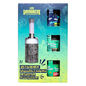 Front of Les Savoureux Salad Kit -  4 In 1 Salad Dressing Kit