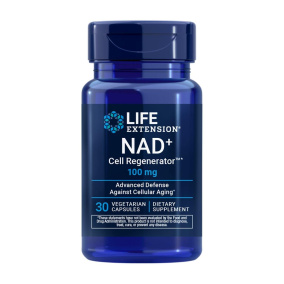 Life Extension NAD+ Cell Regenerator™ 100mg, 30 Vegetarian Capsules Front
