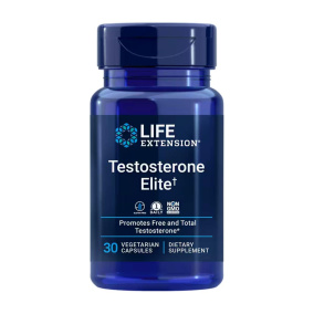 Life Extension Testosterone Elite, 30 Vegetarian Capsules Front