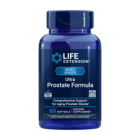 Life Extension Ultra Prostate Formula, 60 Softgels Front