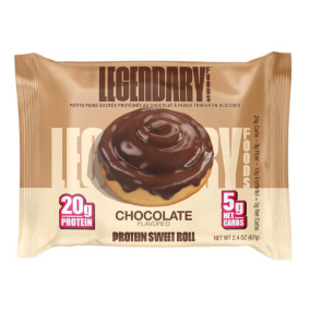 Front of Legendary Foods Low Carb Protein Sweet Rolls Chocolate