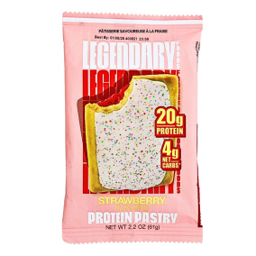 Front of Legendary Foods Tasty Pastry Strawberry Flavoured - Gluten Free Toaster Pastry - Where To Buy Gluten Free Pop Tarts - Are There Gluten Free Pop Tarts