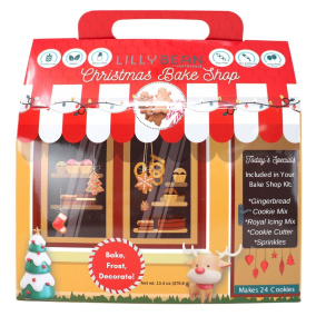 LillyBean Christmas Bake Shop Gluten-Free Gingerbread Cookie Kit Canada Front