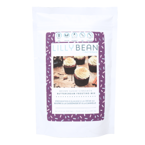 LillyBean Dairy-Free Buttercream Frosting Mix Brown Sugar Cinnamon, 340.2g
