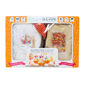 LillyBean Gluten-Free Cupcake Kit Pumpkin Unicorn, 826g