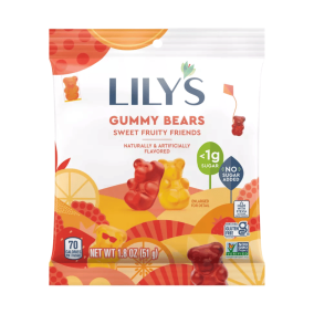Lily’s Low Sugar Gummy Bears Sweet Fruity Friends 5-Pack, 51g each