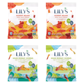 Lily’s Low Sugar Gummy Candy Variety Pack 4-Pack Canada Front