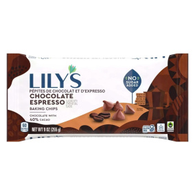 Lily’s No Added Sugar Chocolate Espresso Baking Chips, 255g