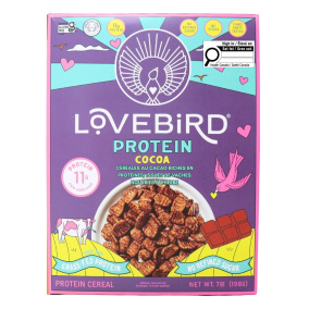 Lovebird Grass-Fed High-Protein Cereal Cocoa Front