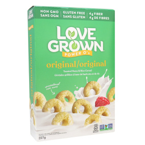 Love Grown Power O's Toasted Bean & Rice Cereal Original, 227g