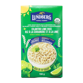 Lundberg Rice - Cilantro Lime Rice - Organic Long Grain Rice - Flavoured Rice