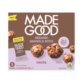 MadeGood Organic Granola Bites Mocha, 5 Pack