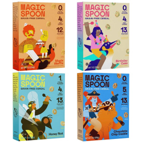 Magic Spoon Cereal Variety 4-Pack Canada Front