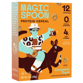 Magic Spoon Grain-Free Keto Cereal Cinnamon Roll Front