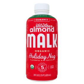 MALK Organic Almond Milk Holiday Nog, 828 ml