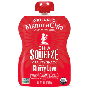 Mamma Chia Organic Chia Squeeze Cherry Love, 99g