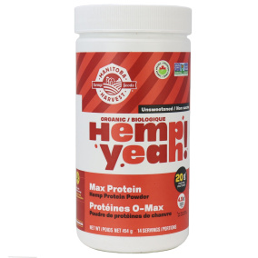 Manitoba Harvest Hemp Yeah! Max Protein Unsweetened Protein Powder, 454g