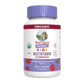 Mary Ruth’s Organic Kids Multivitamin Gummies Berry & Cherry, 60 Gummies Front